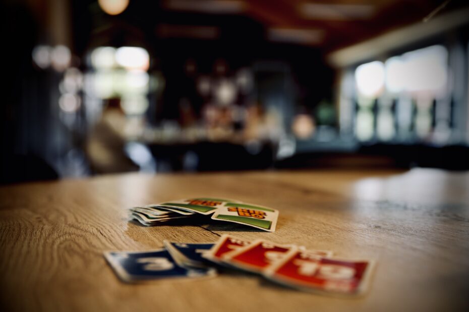 kaartspel in de leefgroep